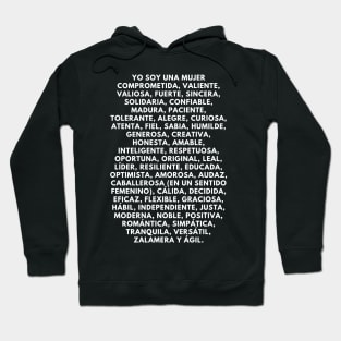 I am a woman: 50 positive affirmations Hoodie